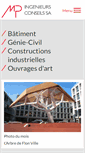 Mobile Screenshot of mp-ingenieurs.ch